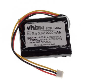 vhbw Akku für tonies Toniebox, 3.6V, Ni-MH, 2200mAh