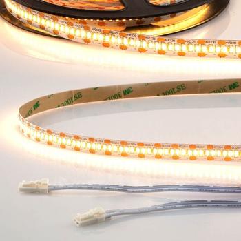 ISOLED LED CRI930 MiniAMP Flexband Streifen, 12V, 12W, IP20, 3000K, 250cm, beids. 30cm Kabel + maleAMP, 300 LED/m