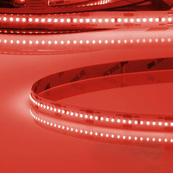 ISOLED LED CRI9R Linear10 Flexband Streifen, 24V, 10W, IP20, rot, 300 LED/m