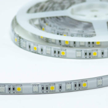 Bioledex LED Streifen 24V 14,4W/m 60LED/m RGB+WW IP65 5m Rolle Farbwechsel Leuchtband