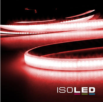 ISOLED LED AQUA CRI9R Linear 48V Flexband Streifen, 8W, IP68, rot, 5 Meter, 240 LED/m