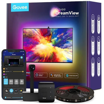 Govee DreamView T1 WiFi TV LED RGBIC Strip für 75-85" TV/PC (H61993D4)