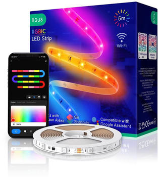 Nous F4 LED Strip Starter Kit WLAN 5m 2.4GHz