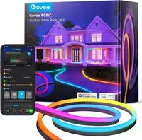 Govee Lichtschlauch Neon Rope Light, LED, wei&szlig; + farbig, f&uuml;r au&szlig;en, IP67