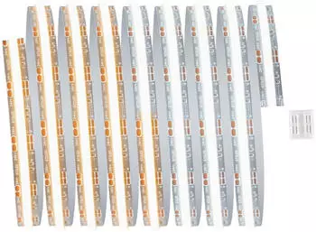 Paulmann MaxLED 1000 LED Strip Full-Line COB Einzelstripe 2,5m 23,5W 1200lm/m 672LEDs/m Tunable White 71116 - silber Kunststoff 71116