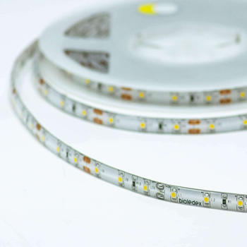Bioledex LED Streifen 12V 5W/m 60LED/m 7000K 5m Rolle IP65 tageslichtweiss SMD Leiste