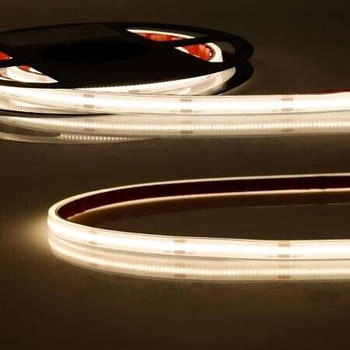 ISOLED HT927 COB Flexband für bis zu 90°C Umgebungstemperatur 24V DC 144W IP68 2700K 5m Rll 480 LED/m