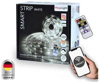 MEGALight LED Stripe 5m Tuya Smart 24W dimmbar warmwei&szlig;-kaltwei&szlig; - [GLO773030324]