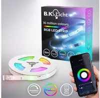 B.K.Licht LED Stripe "Wifi RGBIC LED Strip, 10 m, mit App Steuerung" 300 Stk.-flammig