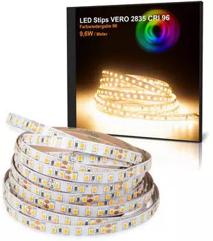 Mextronic LED Strip VERO Warmweiß 3000K CRI96 48W 5m 24V IP20 (LT3528W3012050024IP20C96)