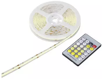 Sygonix LED-Streifen-Set 230V 5m Warmwei&szlig; bis Tageslichtwei&szlig; (SY-5773492)