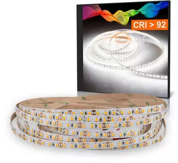 Mextronic LED Streifen 2835 Kaltweiß 5700K CRI92 72W 5m 12V IP20 (LT2835W5712050012IP20C92)