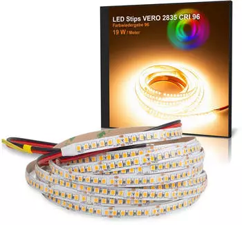 Mextronic VERO LED Streifen Warmweiß 2700K CRI96 96W 5m 24V IP20 (LT2835W2718050024IP20C96)