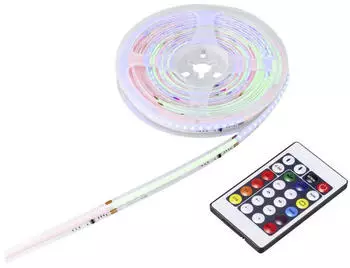 Sygonix LED-Streifen-Komplettset RGB 230V 5m, dimmbar, mit Fernbedienung (SY-5773494)