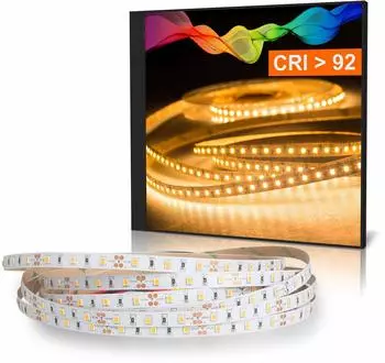 Mextronic LED-Streifen 2835 Warmweiß 2700K CRI92 36W 5m 12V IP20 (LT2835W276050012IP20C92)