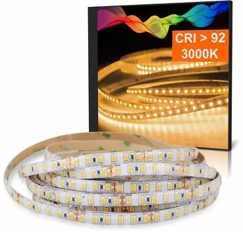Mextronic LED Strip 2835 Warmweiß 3000K CRI92 72W 5m 24V IP44 (LT2835W3012050024IP44C92)