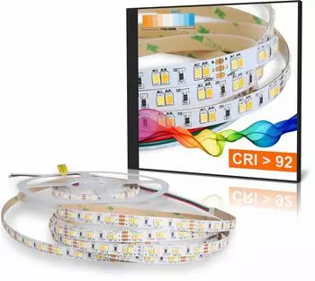 Mextronic LED-Streifen 2835 Tunable White 2700-6000K CRI 92 72W 5m 24V IP20 (LT2835TW276012050024IP20C92)