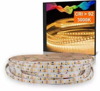 Mextronic LED Strip 2835 Warmweiß 3000K CRI92 72W 5m 12V IP20 (LT2835W3012050012IP20C92)