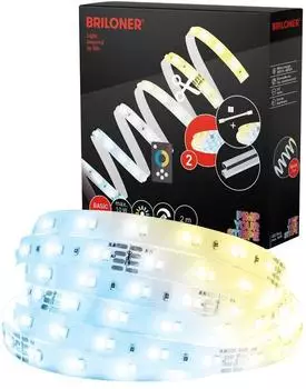 Briloner Pimp your Stripe LED-Band Starter-Set CCT 2m mit Fernbedienung