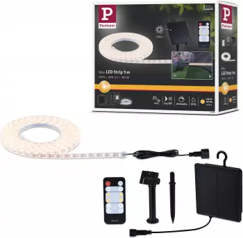 Paulmann LED Stripe Solar 5m warmweiß dimmbar IP44 (71193)