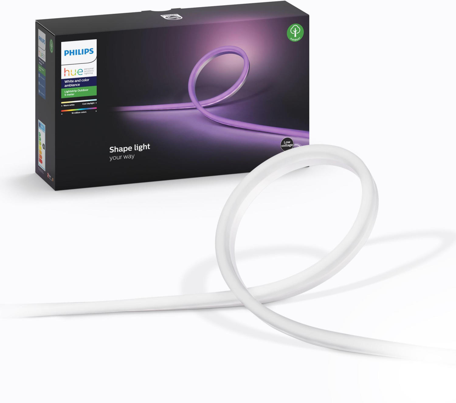 Philips Hue White & Color Ambiance Lightstrip Outdoor 5m (70985300) Test  TOP Angebote ab 171,40 € (Juni 2023)