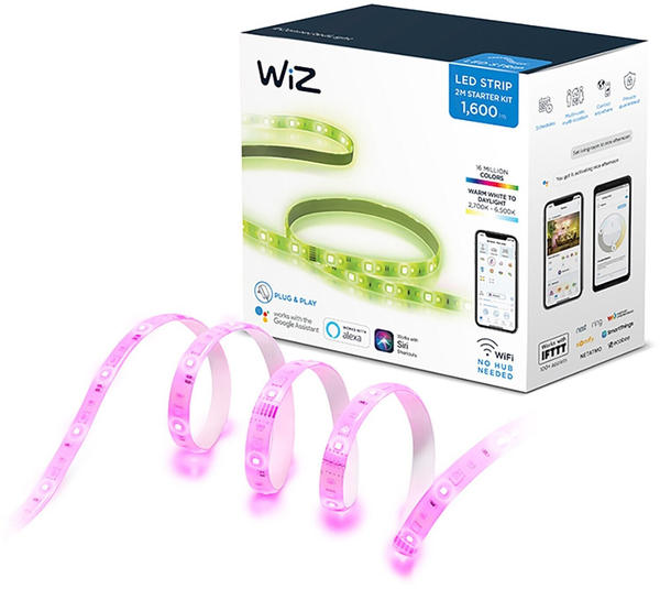 Wiz Smart LED-Strip RGB Wifi Starter-Set 2m Test Testbericht.de-Note:  90/100 vom (März 2023)
