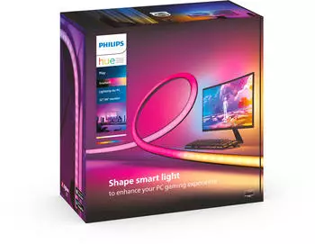 Philips Hue Play Gradient PC Lightstrip 32/34&rdquo; RGBW 116cm Starter Kit (929003498601)