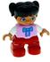 Lego Duplo Figur Mädchen mit roter Hose PB032 (47205)