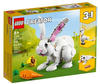 LEGO® Konstruktionsspielsteine »Weißer Hase (31133), LEGO® Creator 3in1«, (258