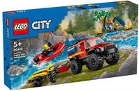 60412 LEGO&reg; CITY Feuerwehrgel&auml;ndewagen mit Rettungsboot