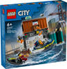 LEGO, City Police, Schnellboot der Polizei und Versteck der Gauner...