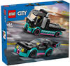 LEGO® Konstruktionsspielsteine »Autotransporter mit Rennwagen (60406), LEGO...
