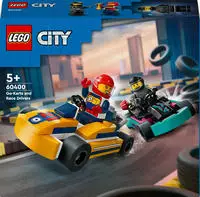 LEGO Konstruktionsspielsteine "Go-Karts mit Rennfahrern (60400), LEGO City" Made in