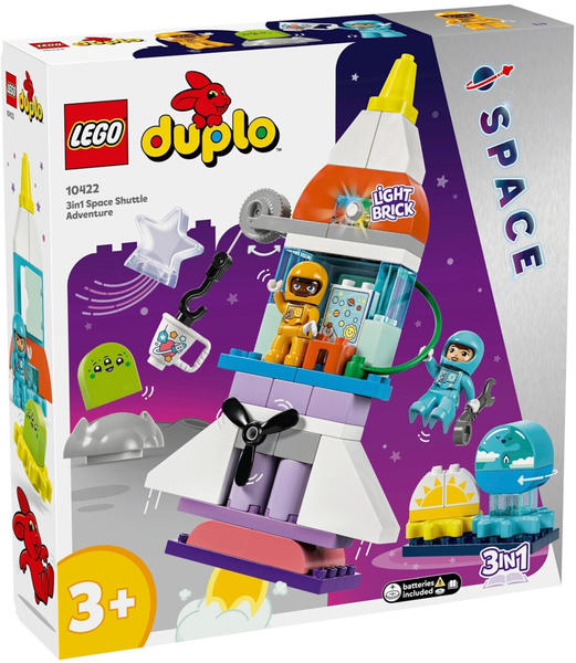 LEGO Duplo Space - 3-in-1-Spaceshuttle für viele Abenteuer (10422)