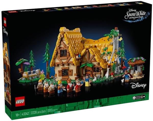 LEGO Disney Snow White - Die Hütte von Schneewittchen und den sieben Zwergen (43242)
