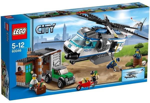 LEGO City - Verfolgung mit dem Polizei-Hubschrauber (60046)