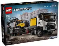 LEGO Konstruktionsspielsteine "Volvo FMX LKW mit EC230 Electric Raupenbagger...