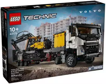LEGO Technic - Volvo FMX LKW mit EC230 Electric Raupenbagger (42175)