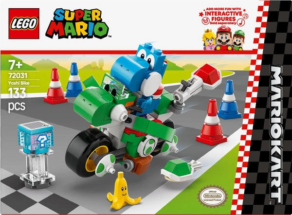 LEGO Super Mario: Mario Kart – Yoshi-Bike, Nintendo Abenteuer-Set zum ...