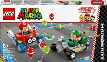 LEGO Super Mario Mario Kart - Baby Mario vs. Baby Luigi (72034)