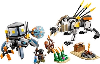 LEGO Horizon Adventures - Aloy und Varl vs. Panzerwanderer und S&auml;gezahn (77037)