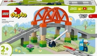 LEGO Konstruktionsspielsteine "Eisenbahnbr&uuml;cke und Schienen &ndash; Erweiterungsset