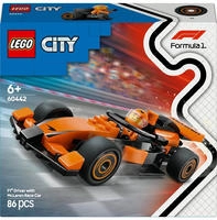 LEGO Konstruktionsspielsteine "F1 Rennfahrer mit McLaren Rennauto (60442), LEGO City"