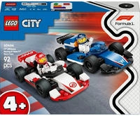 LEGO Konstruktionsspielsteine "F1 Williams Racing und Haas F1 Rennautos (60464), LEGO