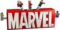 LEGO&reg; Marvel Super Heroes 76313 MARVEL Logo & Minifiguren