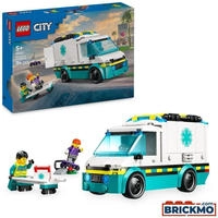 LEGO Konstruktionsspielsteine "Rettungswagen (60451), LEGO City" Made in Europe