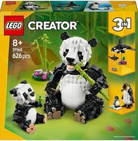 LEGO Konstruktionsspielsteine "Wilde Tiere: Pandafamilie (31165), LEGO Creator" Made