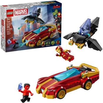 LEGO Marvel - Iron Man Auto und Black Panther vs. Red Hulk (76310)