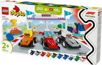 LEGO Duplo - F1 Team Rennautos mit Rennfahrern (10445)