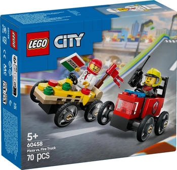 LEGO City - Pizzalieferwagen vs. L&ouml;schauto (60458)